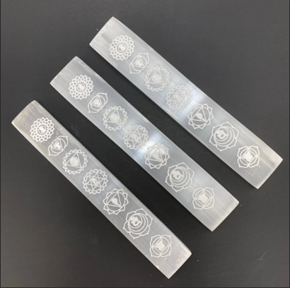 Earth's Elements - Selenite Chakra Charging Plate