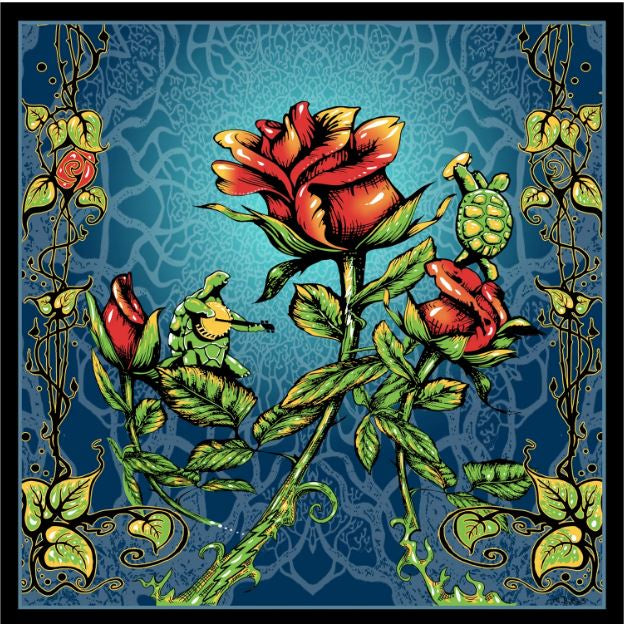 HappyLife - Grateful Dead Roses Offset Print