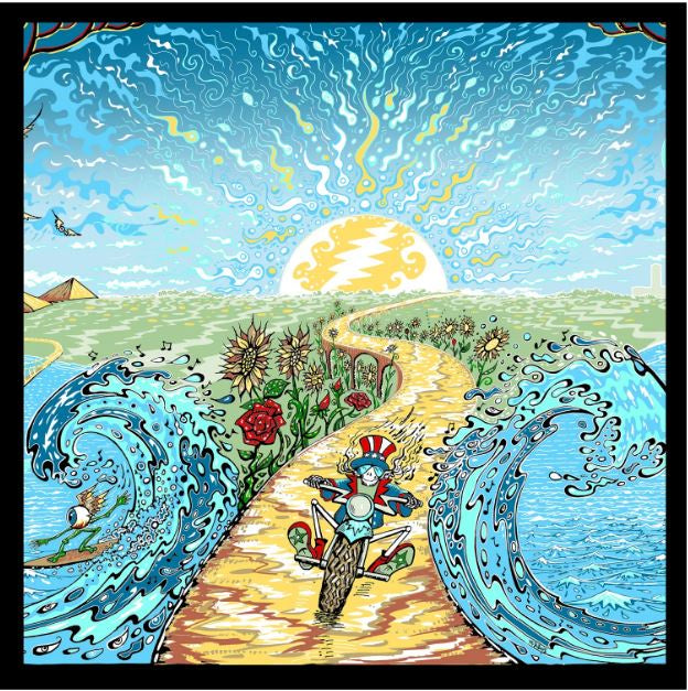 HappyLife - Grateful Dead Biker Offset Print