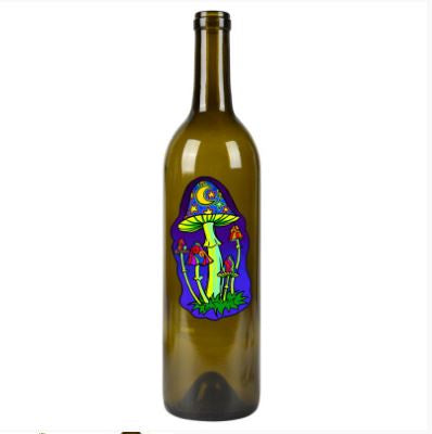 Glass Incense Smokin' Bottle - Lunar Mushrooms