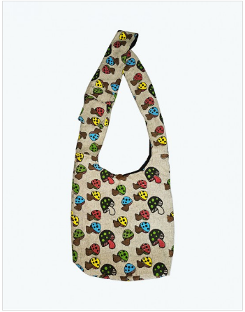 Kathmandu - Cotton Shroom Stripes Bag