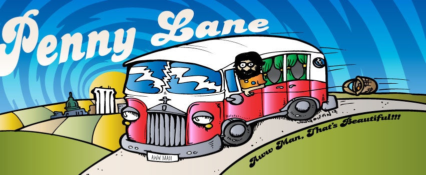 Penny Lane "Bus To Freedom" Sticker