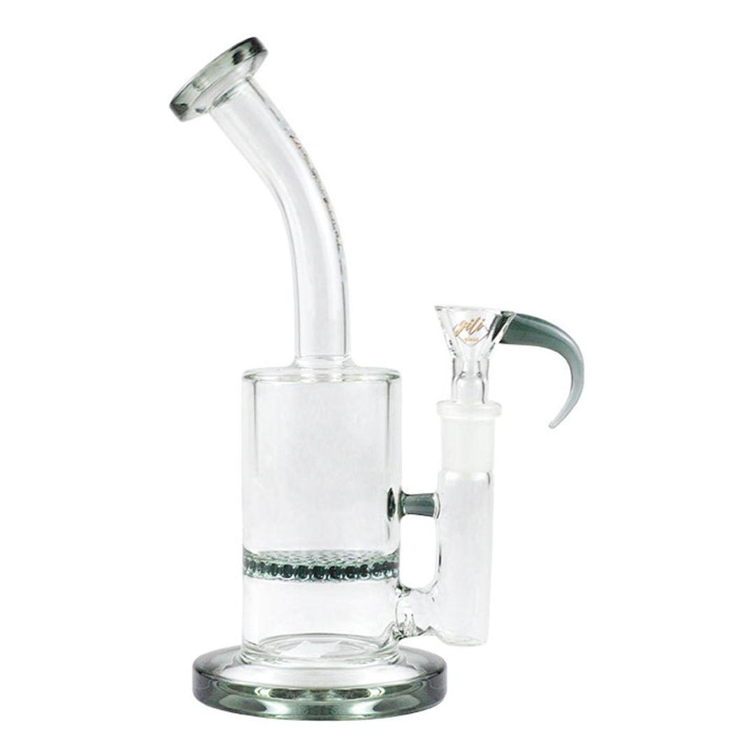 Skeye - Gili Glass 8.5" Bent Neck Honeycomb Perc Water Pipe