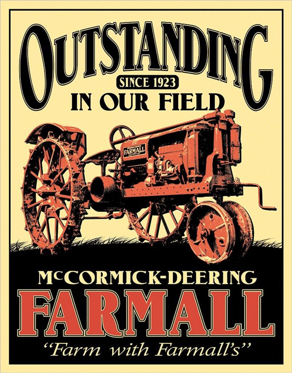 Farmall - Outstanding Tin Sign