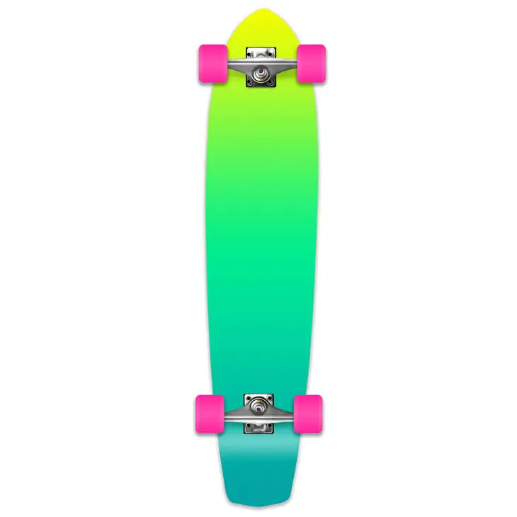 Slimkick Longboard - Gradient Green