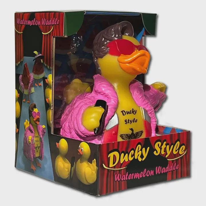 Ducky Style - Watermelon Waddle Rubber Duck