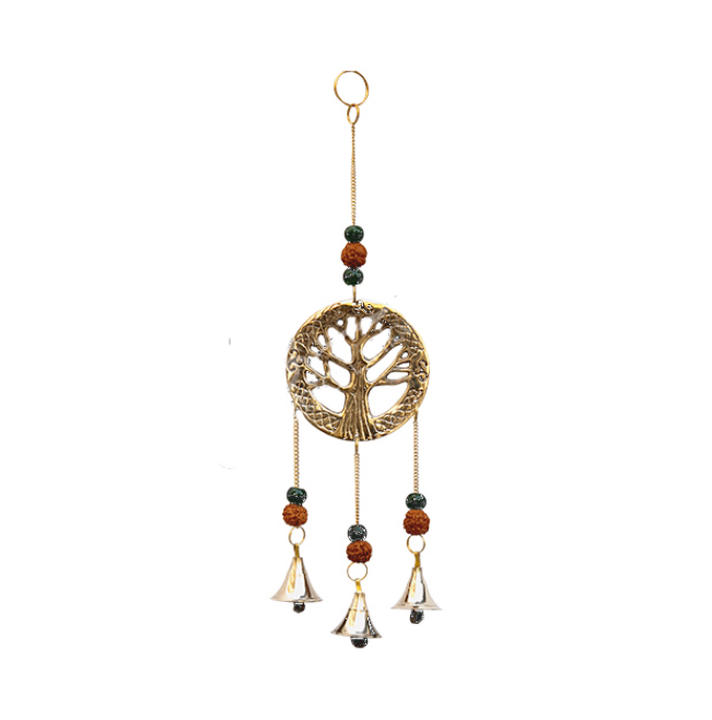 Oceanic - Hanging Tree of Life w/Rudraksha and Bells