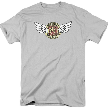 REO Speedwagon Logo Solid Tan T-Shirt