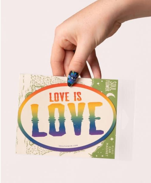 Soul Flower - Love is Love Euro Magnet