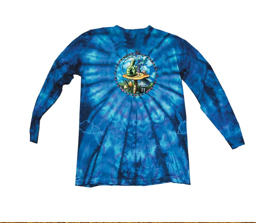 HappyLife - Alice & The Caterpillar Tie Dye L-Sleeve Shirt