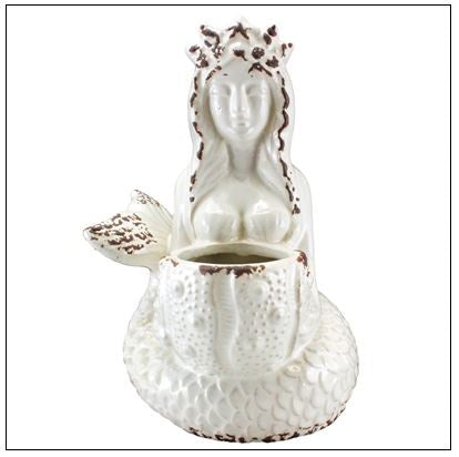 World Buyers - Goddess Mermaid & Urchin Plant Pot