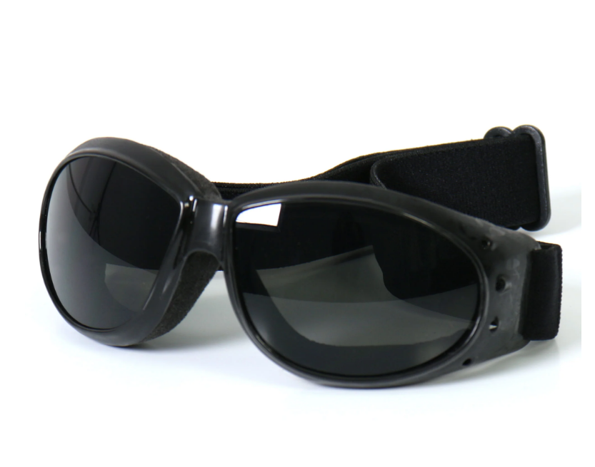 Hot Leathers - SG Goggle Eliminator Style - Smoke