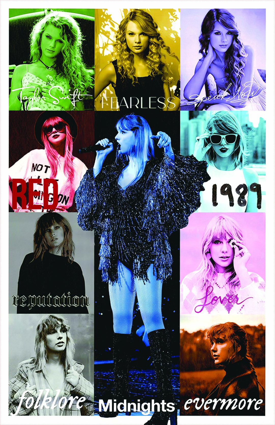 Taylor Swift Collage 2 Poster