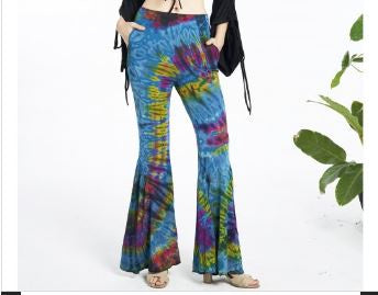 Kathmandu - Tie-Dye Bell Bottom Pants