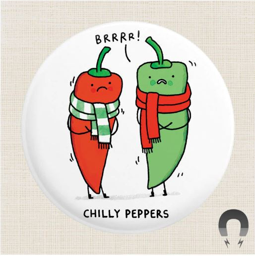 Badge Bomb - Chilly Peppers Big Magnet