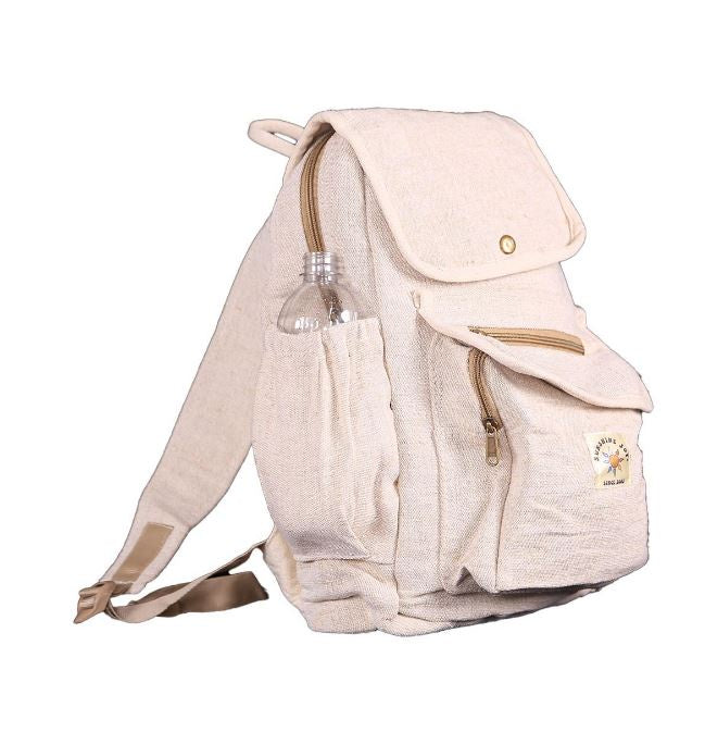 Sunshine Joy - Hippie Hemp Backpack Natural