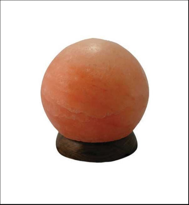 Nature's Artifacts – Globe Salt Crystal Lamp