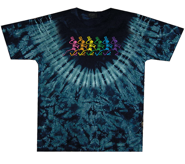 HappyLife - GD Dancing Skeletons Tie Dye T-Shirt