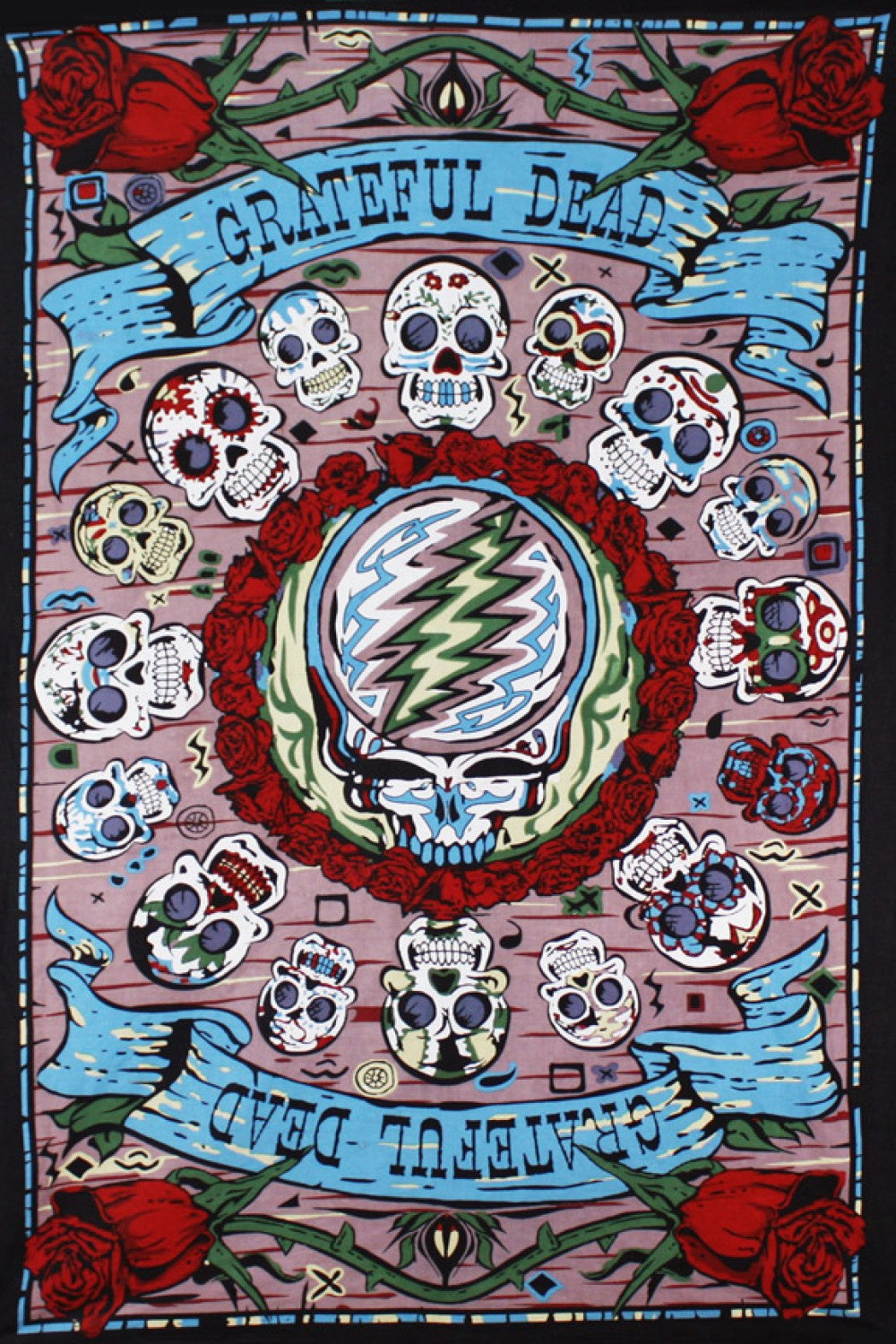 Grateful Dead Mexicali Skulls Tapestry