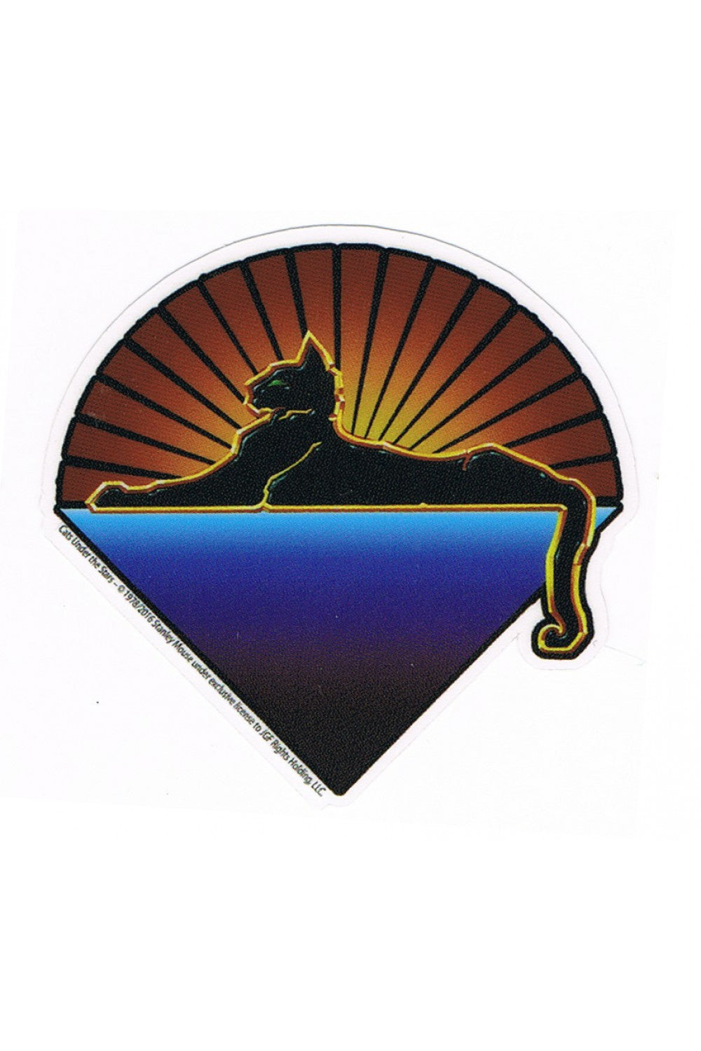 Jerry Garcia Star Cat 5.5" Sticker
