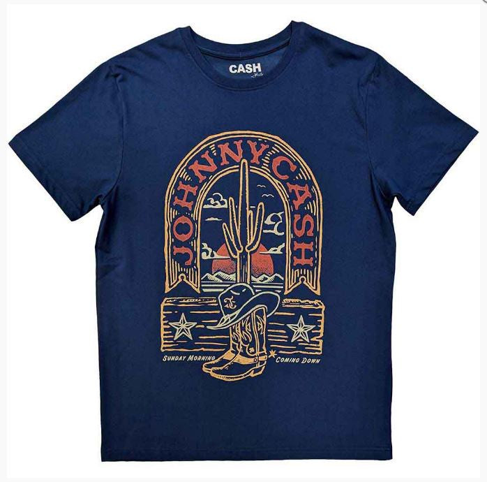Rock Off - Johnny Cash 'Sunday Morning' Unisex T-Shirt