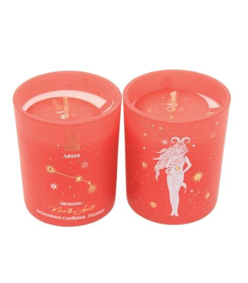 Earths Elements - Aries Zodiac Candle