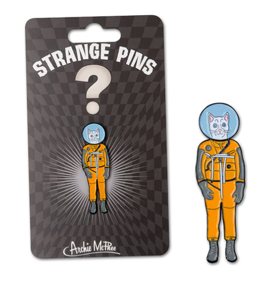 Strange Pins - Cat Astronaut Pin