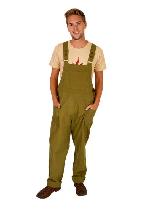 Lakhay's - Unisex Mothers Flower Hemp Cotton Overalls