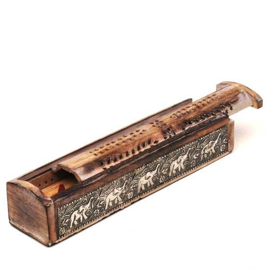 Mango Wood Incense Burner Box