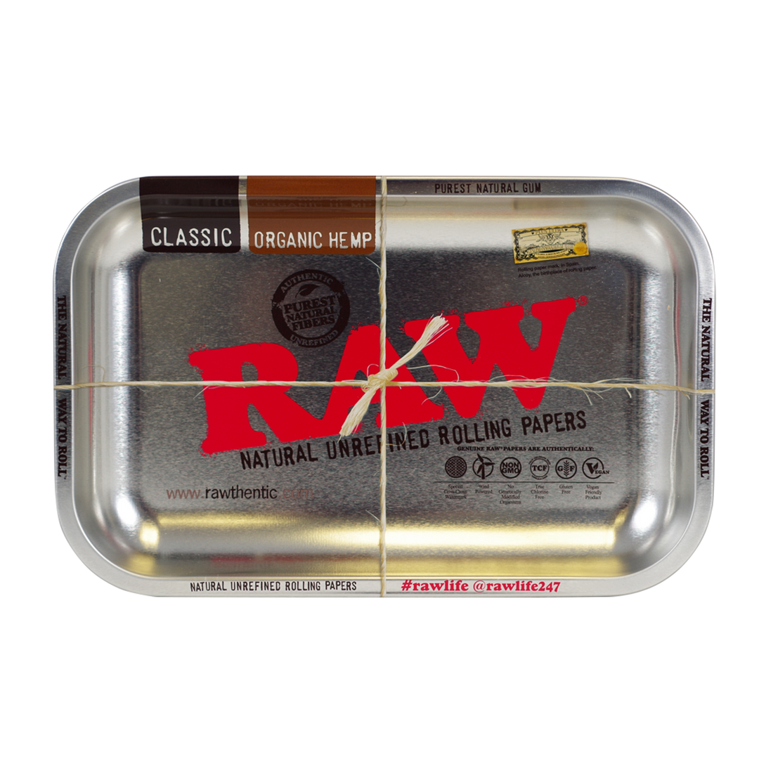 Raw Steel Rolling Tray - Small