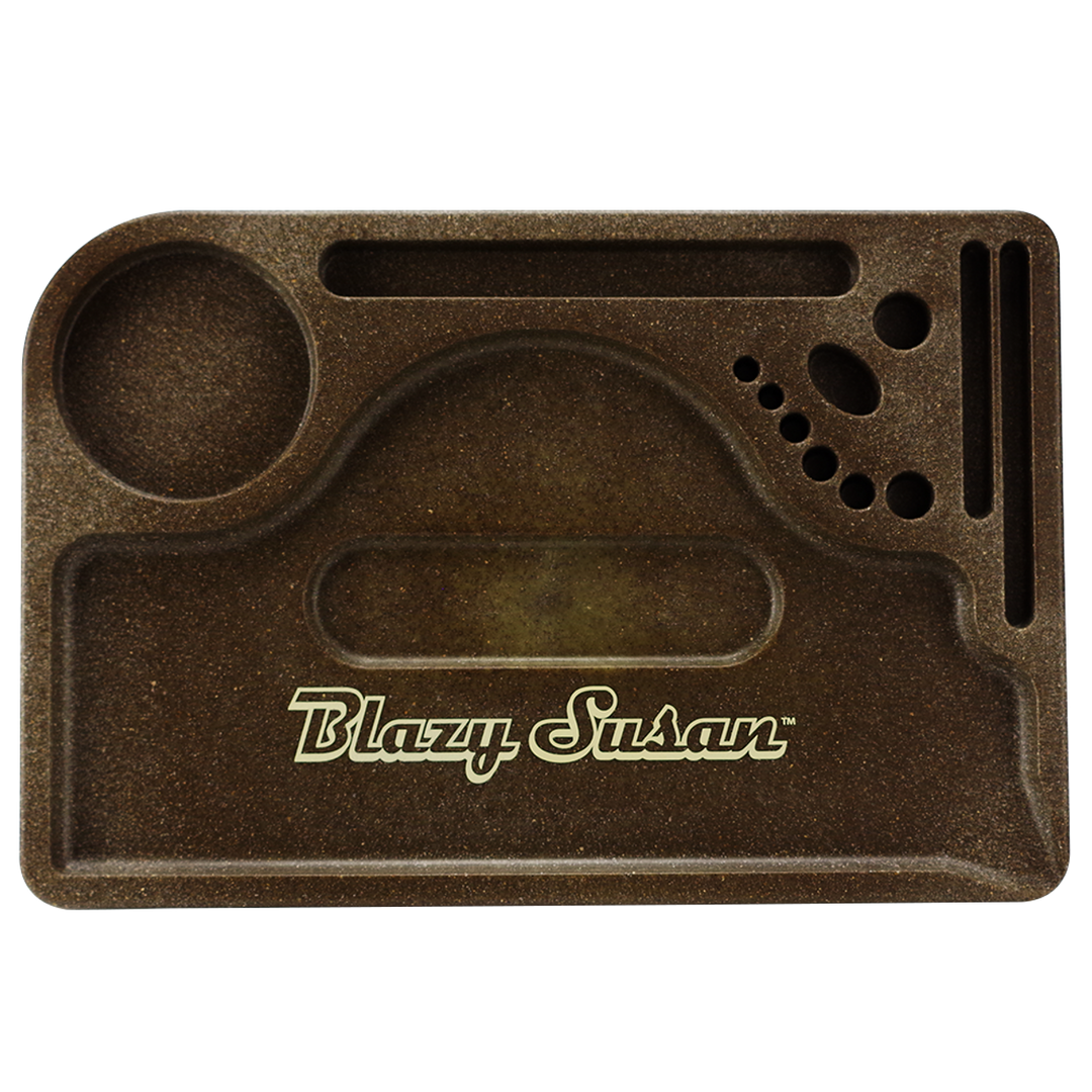 Blazy Susan Hemp Plastic Tray