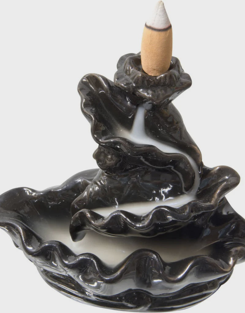 Ceramic Backflow Incense Burner - Waterfall