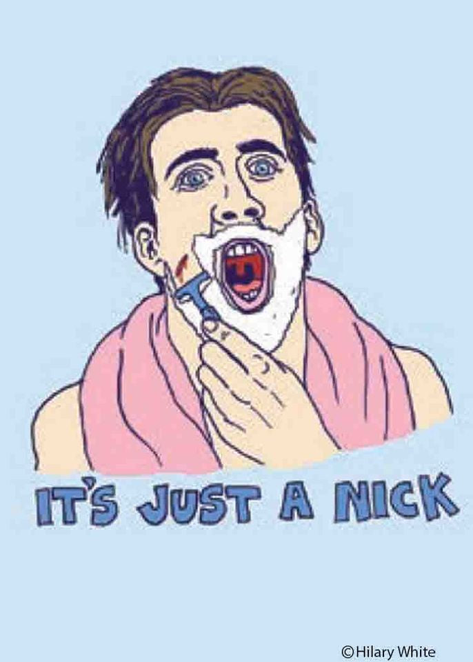 It's Just A Nick - Nicolas Cage Funny Magnet