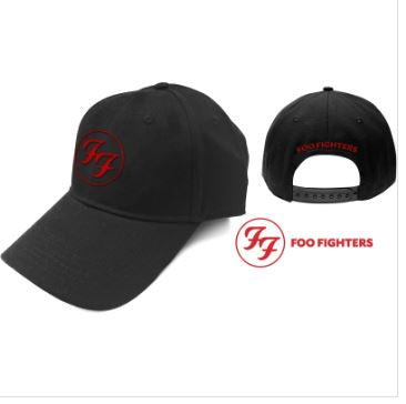 Foo Fighters Unisex Baseball Cap - FF Logo (Black)