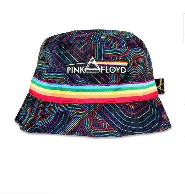 Grassroots - Pink Floyd DSOTM V2 Black Rainbow Reversible Bucket Hat