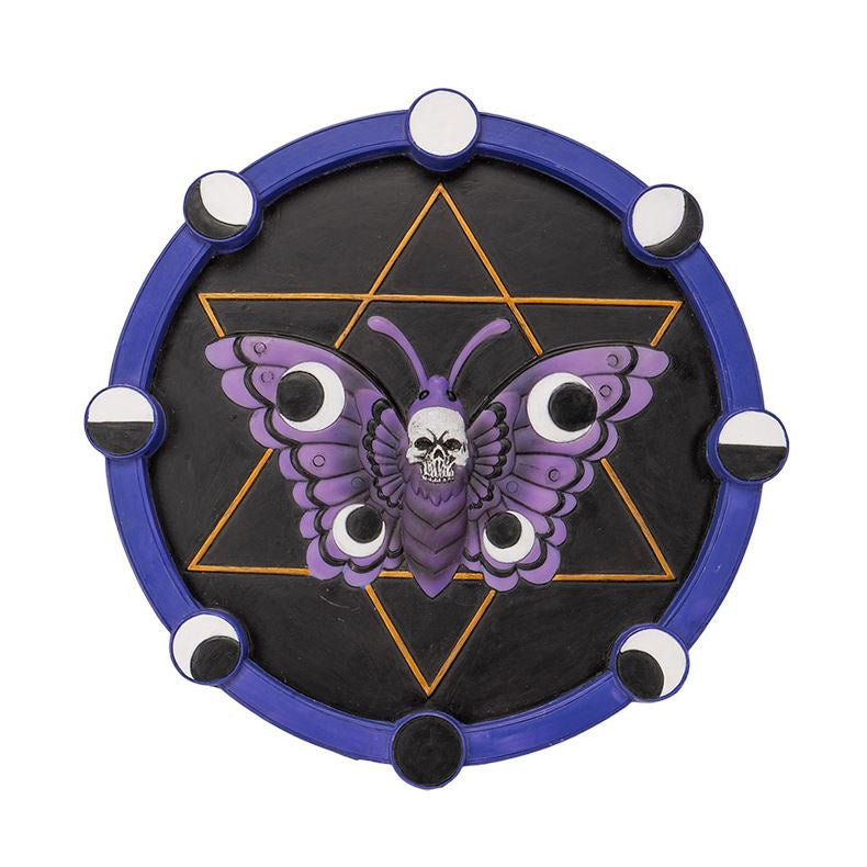 Skull Moth Plaque 15393