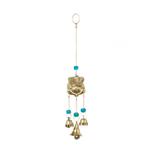 Oceanic - Hanging Ganesha w/Beads and Bells