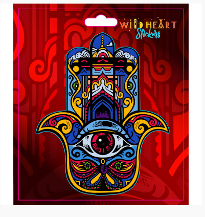 Wild Heart - Hamsa Window Sticker