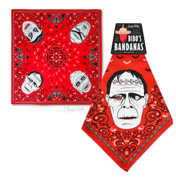 Archie McPhee - Bibo's Red Monster Bandanas