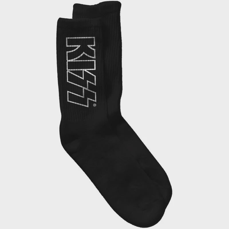 KISS Logo Crew Socks