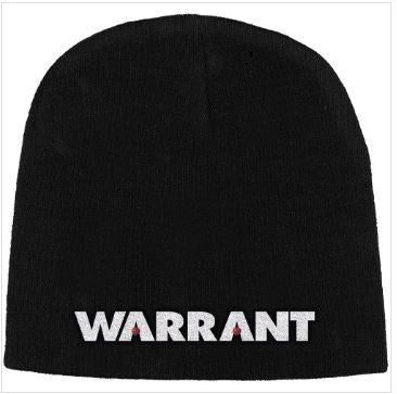 Rock Off - Warrant "Logo" Unisex Beanie Hat featuring the