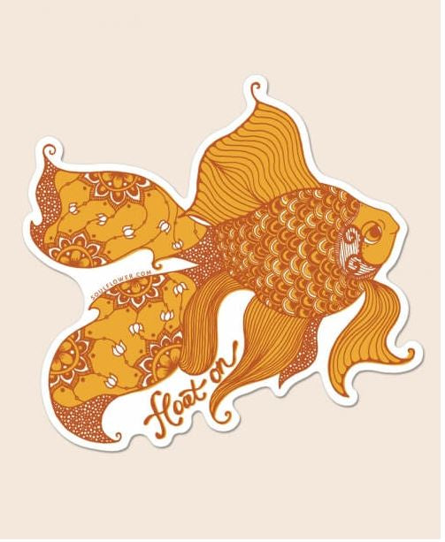 Soul Flower - Float On Goldfish Sticker