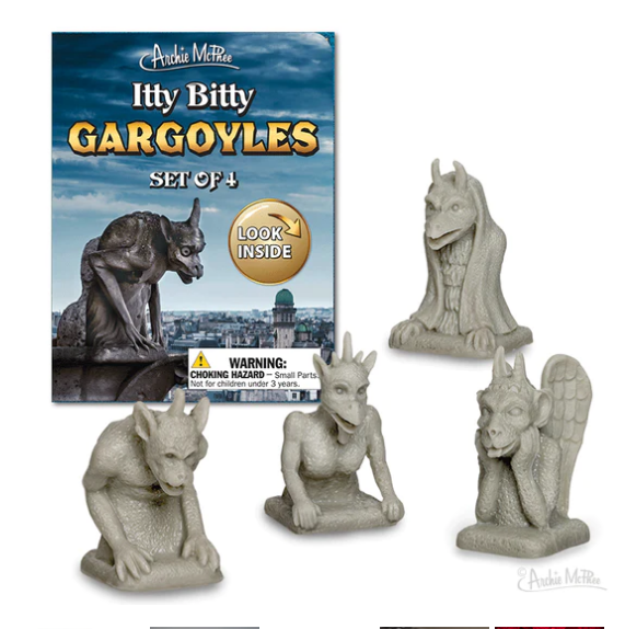 Archie McPhee - Itty Bitty Gargoyles Set of 4