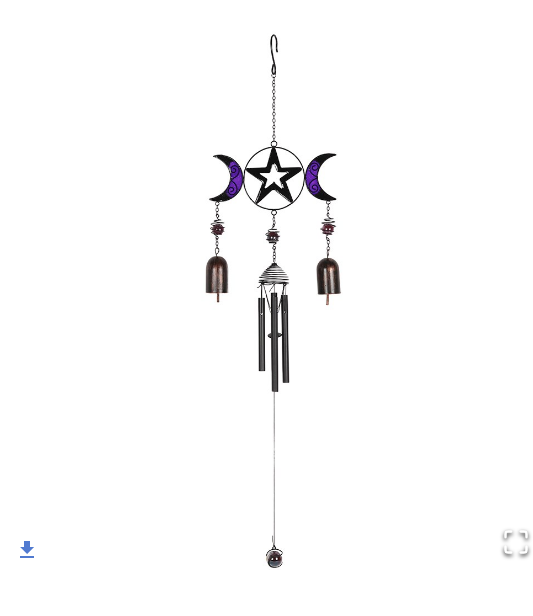 Pacific - Triple Moon Bell Wind Chime 14493