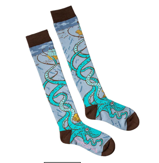 FootClothes - Attack of The Kraken Knee High Socks