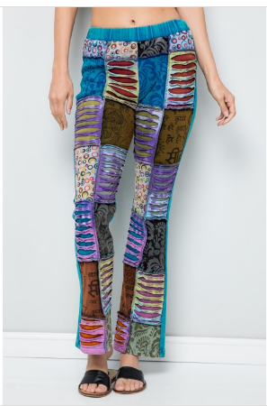 Kathmandu Imports - Razor Cut Patchwork Pants