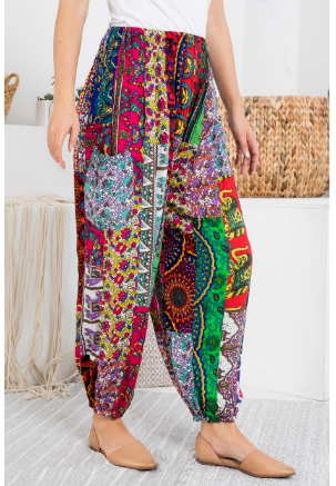 Kathmandu Imports - Rayon Patchwork Pants