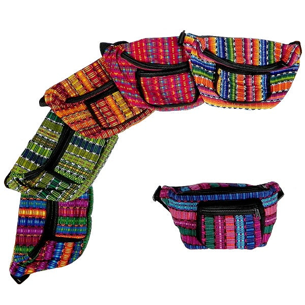 Large 3-Zipper Fanny Pack