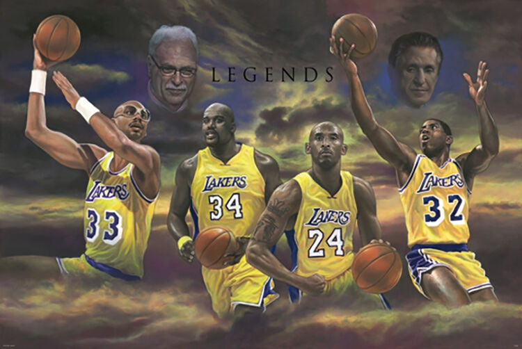 Laker Legends Poster