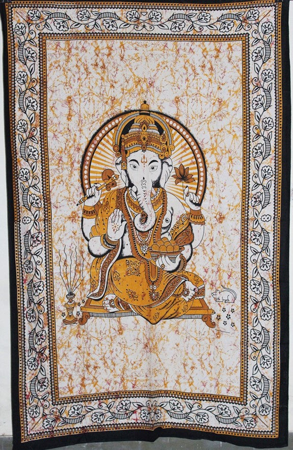 Cotton Ganesha Tapestry SS449